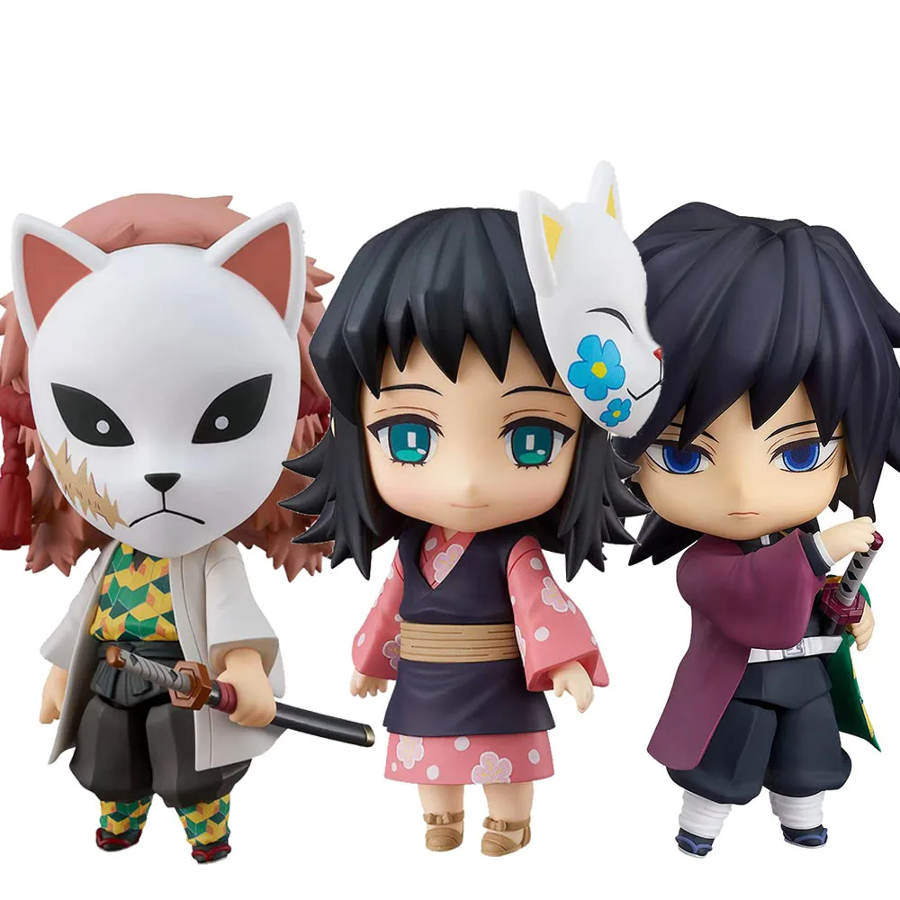 

#1408 Giyu Mitsuri 10CM PVC Demon Slayer Anime Figure Toys Kimetsu No Yaiba Action Figurine Manga Breating Way Of Water 2021New
