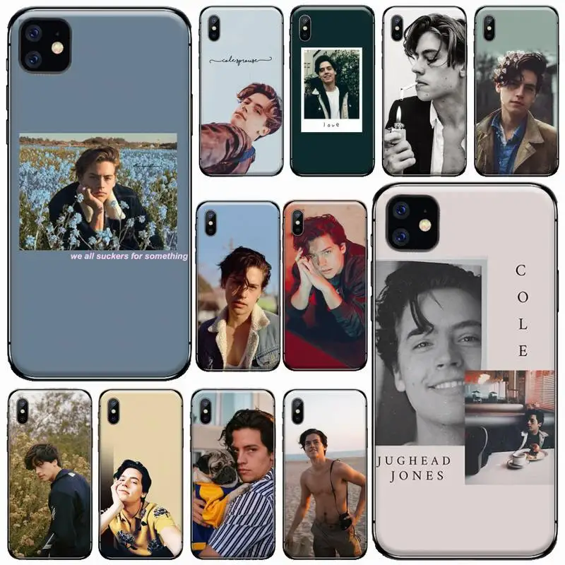 

TV Riverdale Series Cole Sprouse luxury Phone Case shell for iPhone 11 12 pro XS MAX 8 7 6 6S Plus X 2020 XR Mini