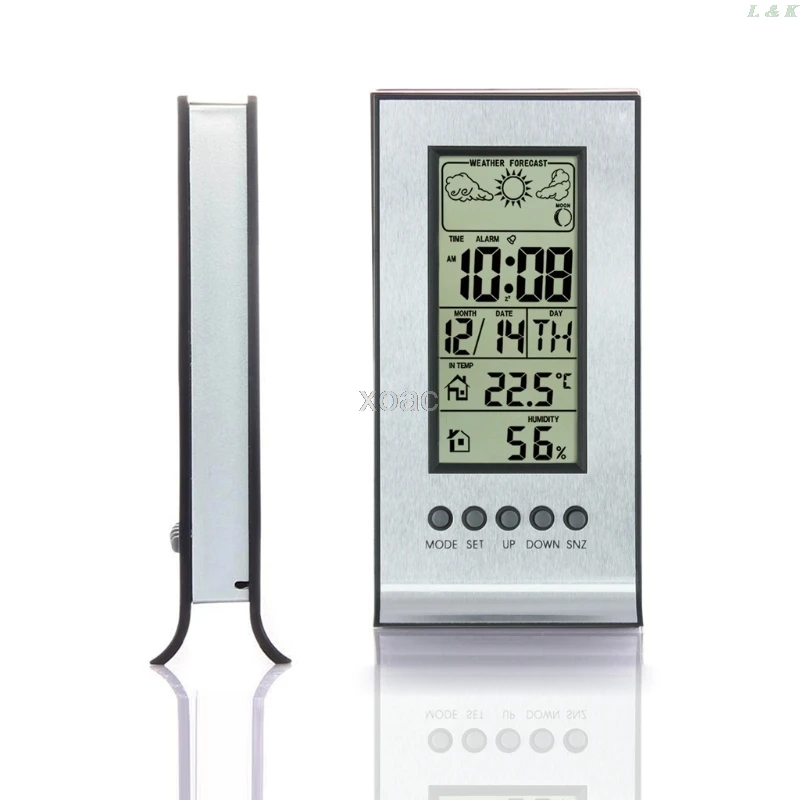 Цифровая профессиональная метеостанция беспроводные повседневные часы для