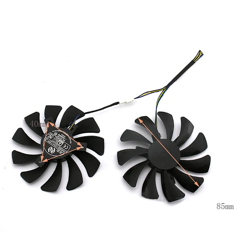 Вентилятор Охлаждения видеокарты двойной кулер HA9010H12F-Z для MSI GeForce GTX1660 GTX 1660Ti RTX 2060