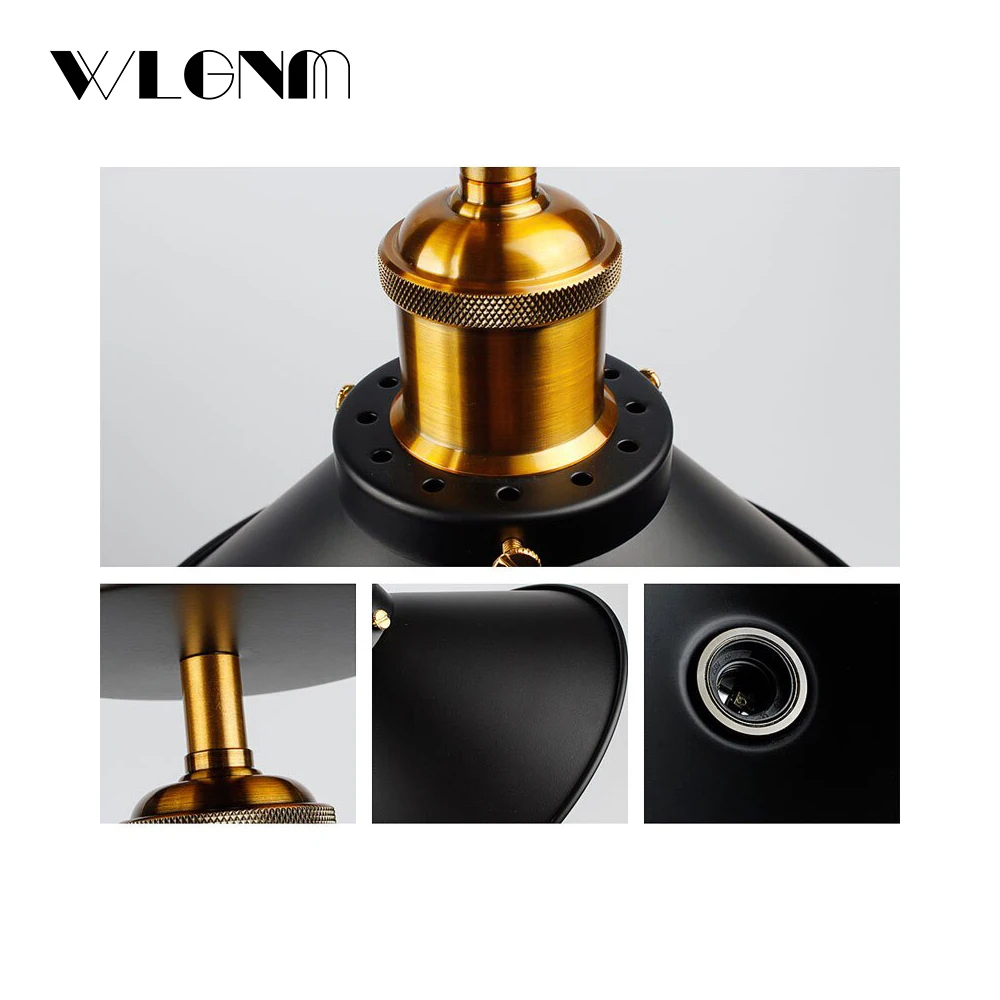 $13.26 Industrial Ceiling Light vintage ceiling lamp Retro Loft ceiling lighting American country light fixtures Free shipping