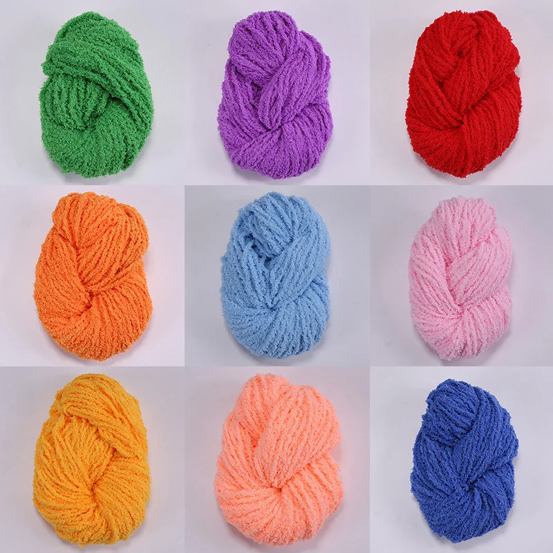 Удобная хлопковая Коралловая бархатная Детская Пряжа ручной вязки для ручного