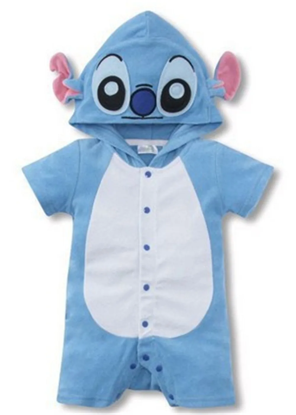 Комбинезоны с рисунками животных для новорожденных Костюм шапкой Хлопковая