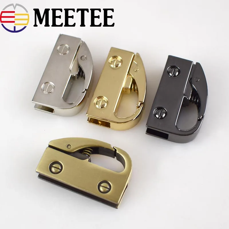 2/4 шт. Meetee металлические пряжки с зажимом Сумки из натуральной кожи Кепки