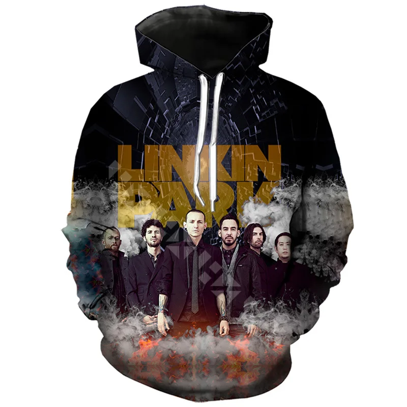 Худи унисекс рок-группа Linkin Park 3D Принт толстовки Мужские Женские толстовки Повседневная Уличная стильный спортивный костюм пуловеры верхняя одежда - Цвет: Hoodies 02