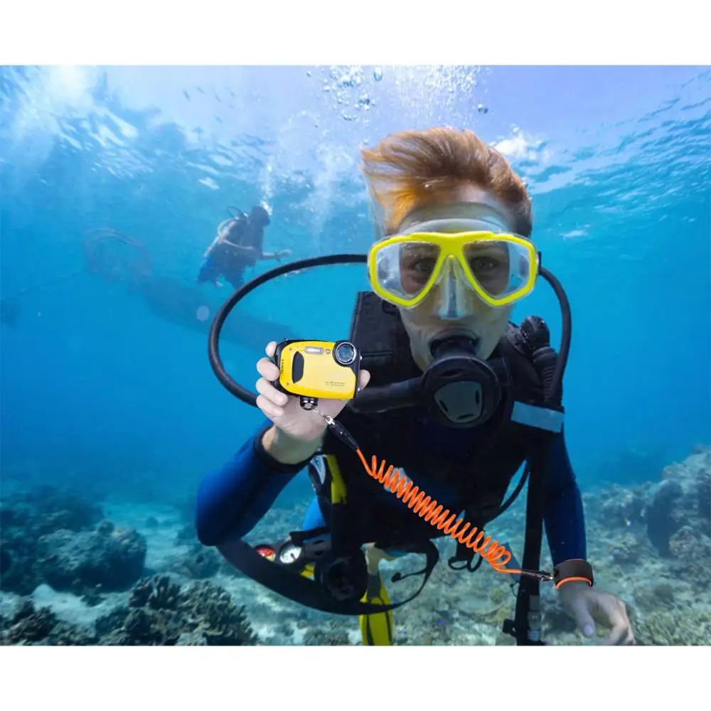 Погружной наручный ремешок для подводной камеры плавающая ручка фильтр дайвинга