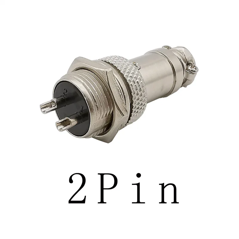 2Pin 3Pin 4Pin 5Pin 6-контактный переходник с внутренней GX12 штекер + Женский Разъем 12 мм