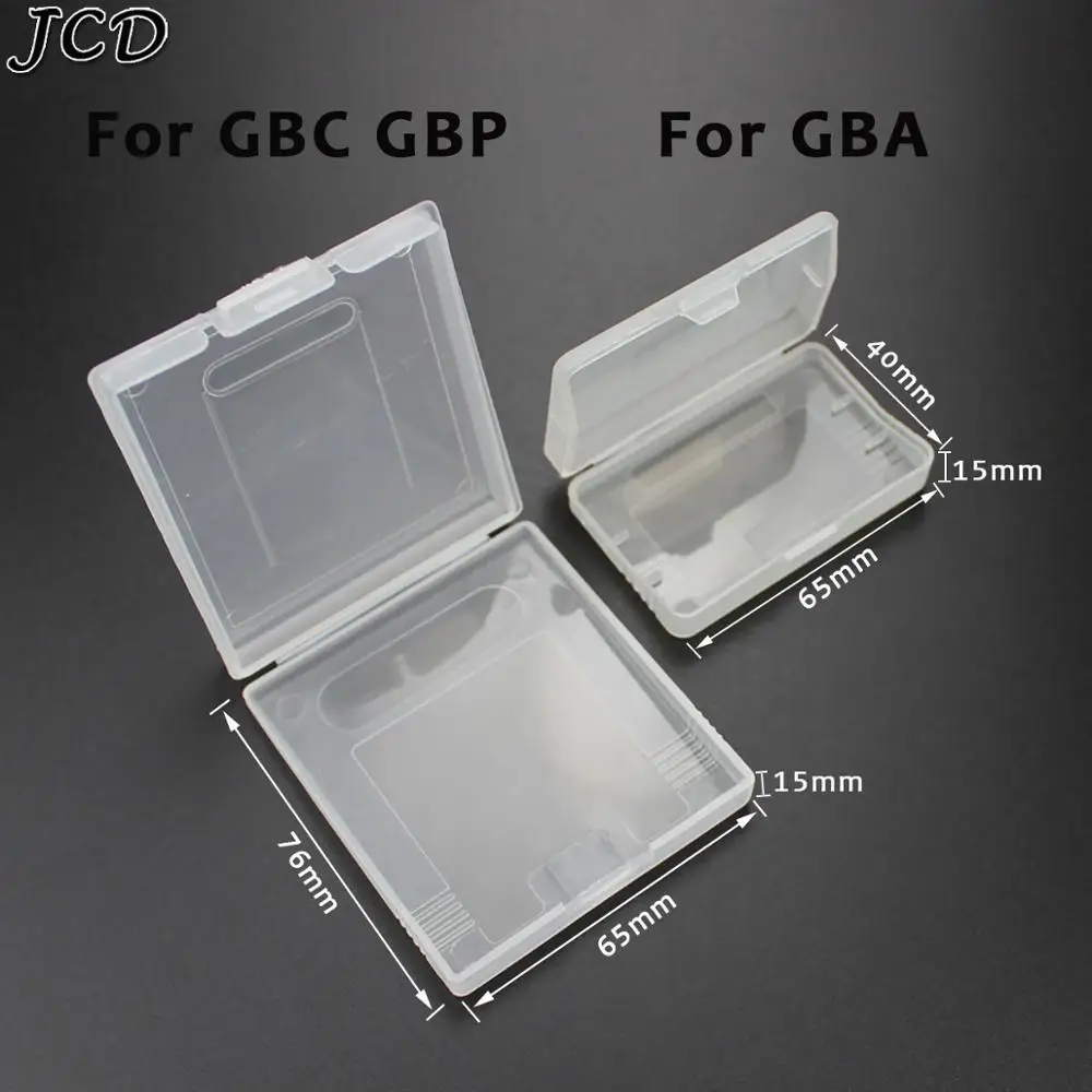 JCD 20 шт. прозрачный пластиковый чехол с картриджем для игровых карт пылезащитный