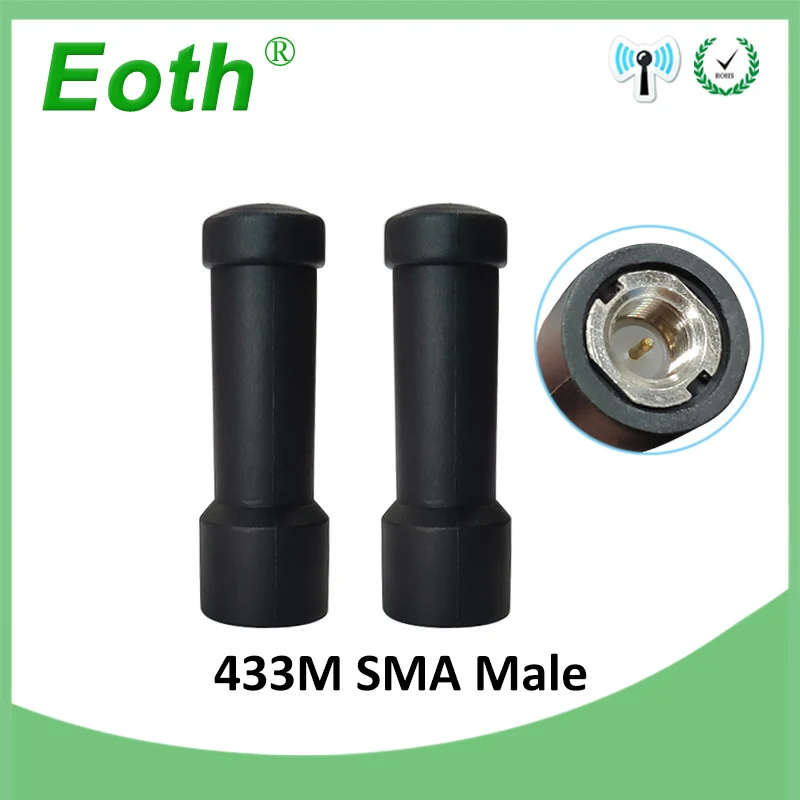 

5pcs 433 MHz walkie talkie Antenna SMA Male Connector Mini 433MHz antena IOT directional antenne for wireless Lorawan watermeter