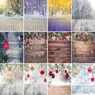 Виниловый Рождественский фон Lyavshi для фотосъемки с изображением деревянной доски зимних цветов стены для детской портретной съемки фон для фотостудии