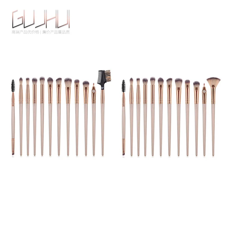 Pro 12 шт. набор кистей для макияжа Тени век подводка глаз с ресницами губами Кисть