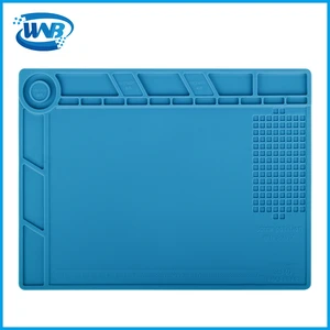 Магнитный Теплоизоляционный силиконовый рабочий коврик WNB 35*25 см, устойчивый к высоким температурам, противоожоговый коврик, инструмент сделай сам для пайки и ремонта