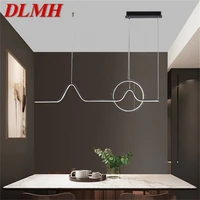dlmh pendant lights modern nordic creative decoration led fixture for home living room