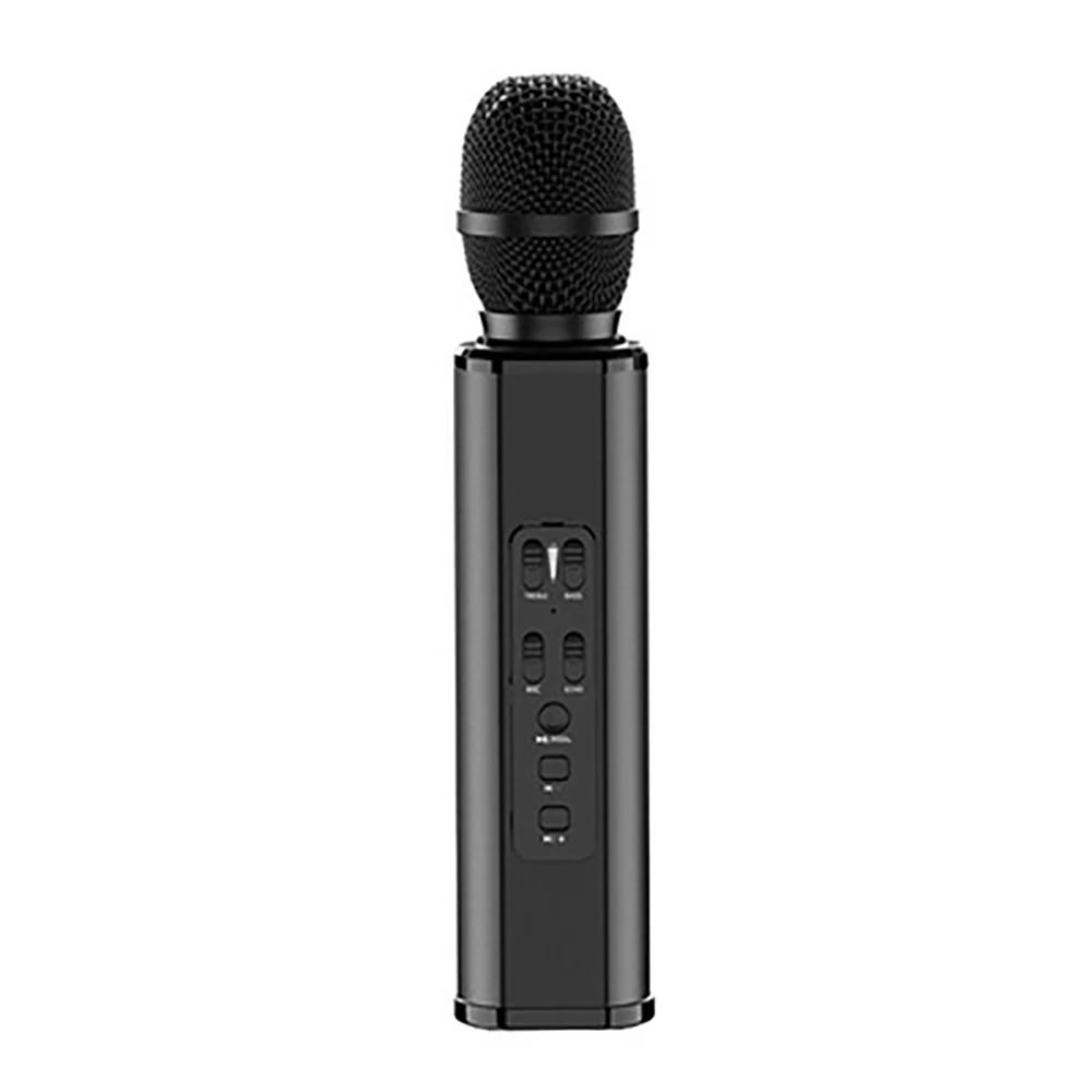 

Мини ручной микрофон для караоке микрофон беспроводной Bluetooth с динамиком для записи интервью