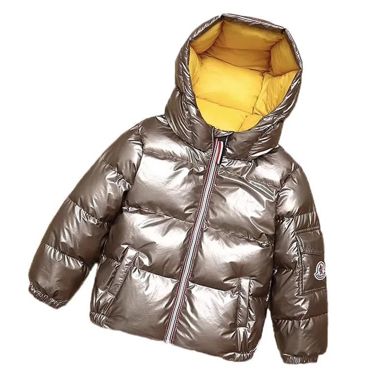 Коллекция 2019 года детская зимняя куртка одежда для маленьких мальчиков и девочек