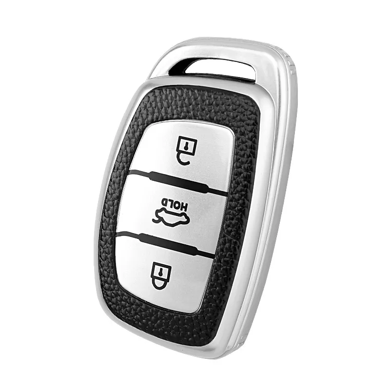 

SILLY CAT TPU Car Key Case Cover Fob Chain Remote Protector Shell Suitable For Hyundai SONATA ELANTRA ix35 MISTRA VERNA Tucson