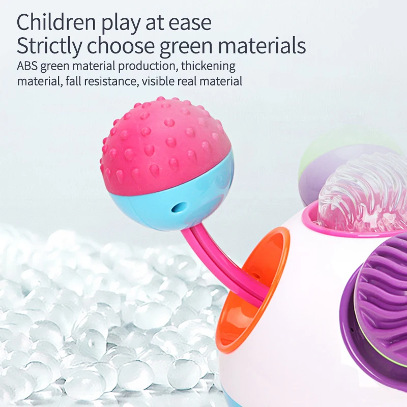 

Baby Tactile Senses Toy Training Massage Touch Hand Ball Textured Multi DevelopTactile Lightweight Eco-friendly Soft Stress Ball