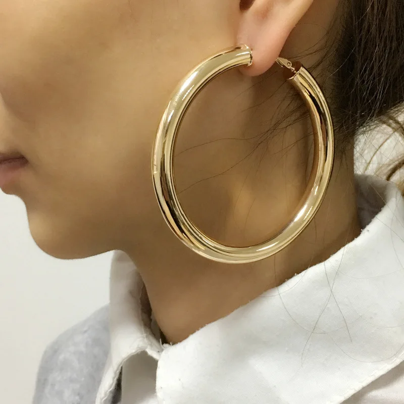 Женские круглые серьги женские серьги-кольца Модные Позолоченные Aros Mujer |