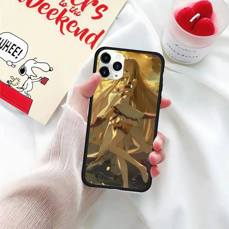 

Anime Rem Re Zero emilia Phone Case For iphone 5S 6S 7 8 11 12 XR XS SE Plus Pro ProMax Cover Fundas Coque