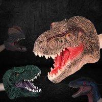 simulation dinosaur pvc hand puppet doll intelligent role play toy kids gift