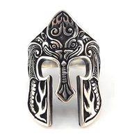 fashion men ring alloy mask warrior amulet rock punk knuckle ring christmas gift anniversary men rings