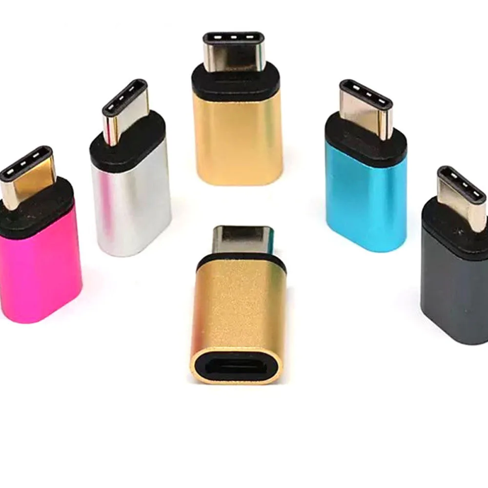 Адаптер Type C USB к Micro кабель из сплава штекер гнезду типа переходник разъем для
