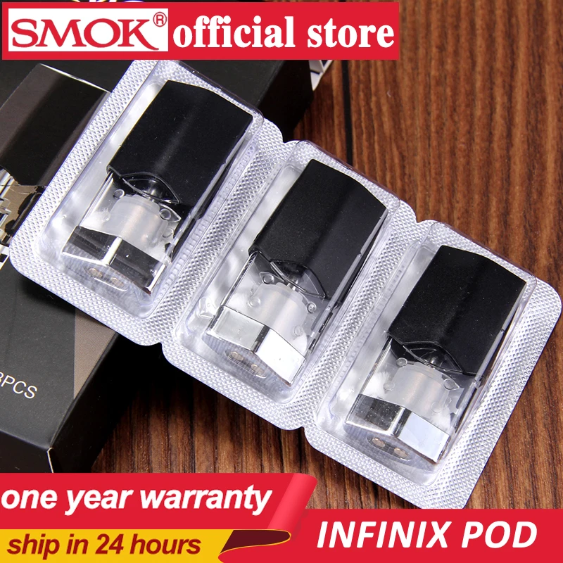 10 коробок SMOK Infinix Pod 2 мл емкость 1.4ом Замена спиральная электронная сигарета