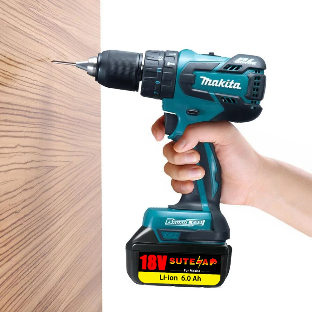 Перезаряжаемые литий-ионные батареи BL1860 18В 6000 мАч для Makita аккумулятор 6Ah BL1840 BL1850