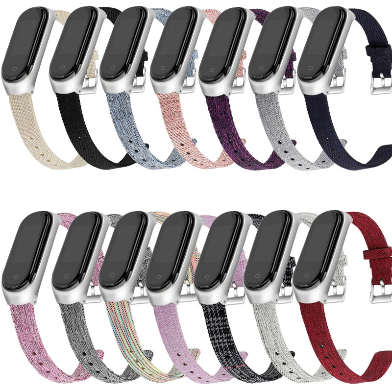 Аксессуары для mi band 4, браслет pulseira mi band 4, 3, ремешок для смарт-часов, сменный нейлоновый Браслет Для xiaomi band 4, браслет correa, ремешок