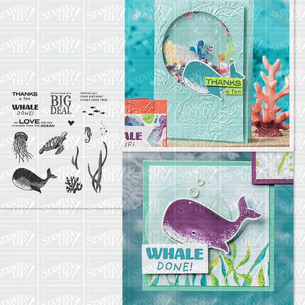 

Whale Metal Cutting Dies Stencils and Stamps For DIY Scrapbooking Photo Album Decor Die Cut Embossing Paper Card Crafts Making