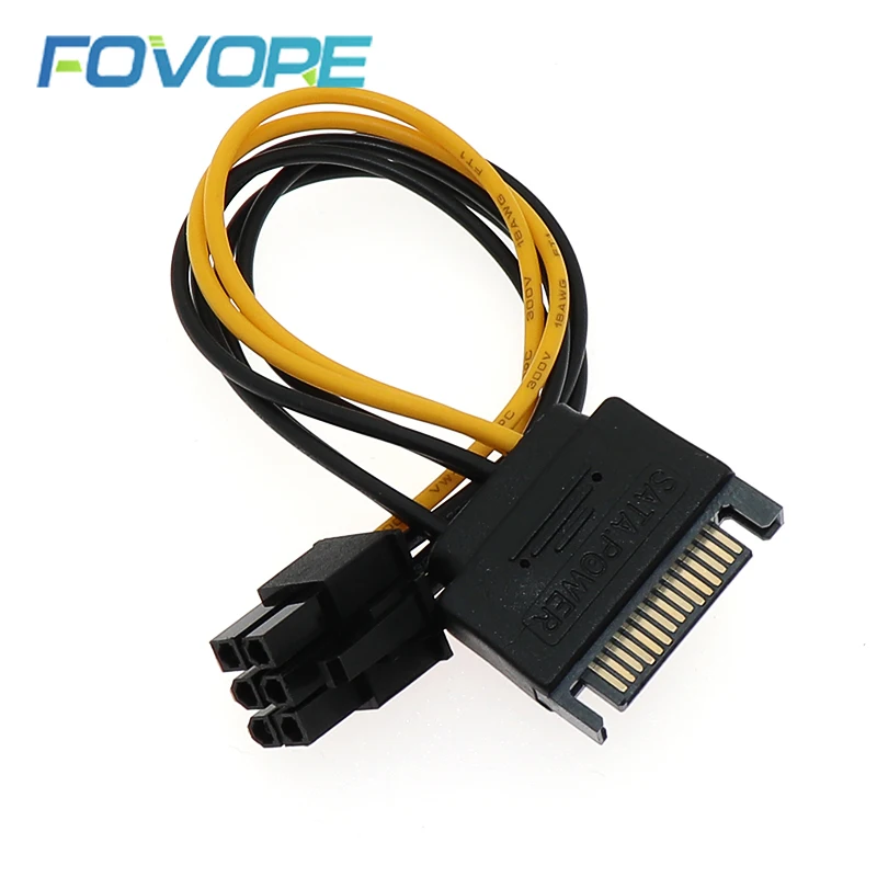 Riser pci e 1X до 16X карта 60 см USB 3.0 PCI E SATA к 6 контактному кабелю питания для майнинга