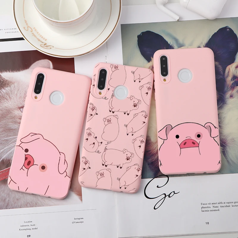 Мультяшные Силиконовые чехлы из ТПУ для huawei P30 P20 P10 P9 P8 mate 30 20 10 Lite Pro P Smart Lite Mini Pro Plus, чехлы