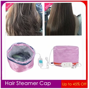 1 шт., пароварка для волос, шапочка для волос, питательная электрическая нагревательная шапочка для волос, масло для выпечки, маска для волос, спа Питательная, для укладки волос, забота о США, штепсельная вилка европейского стандарта