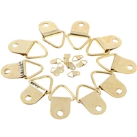 triangle photo picture frame hooks d ring universal strong golden decor picture frames hanger hooks hanging angle screws helper
