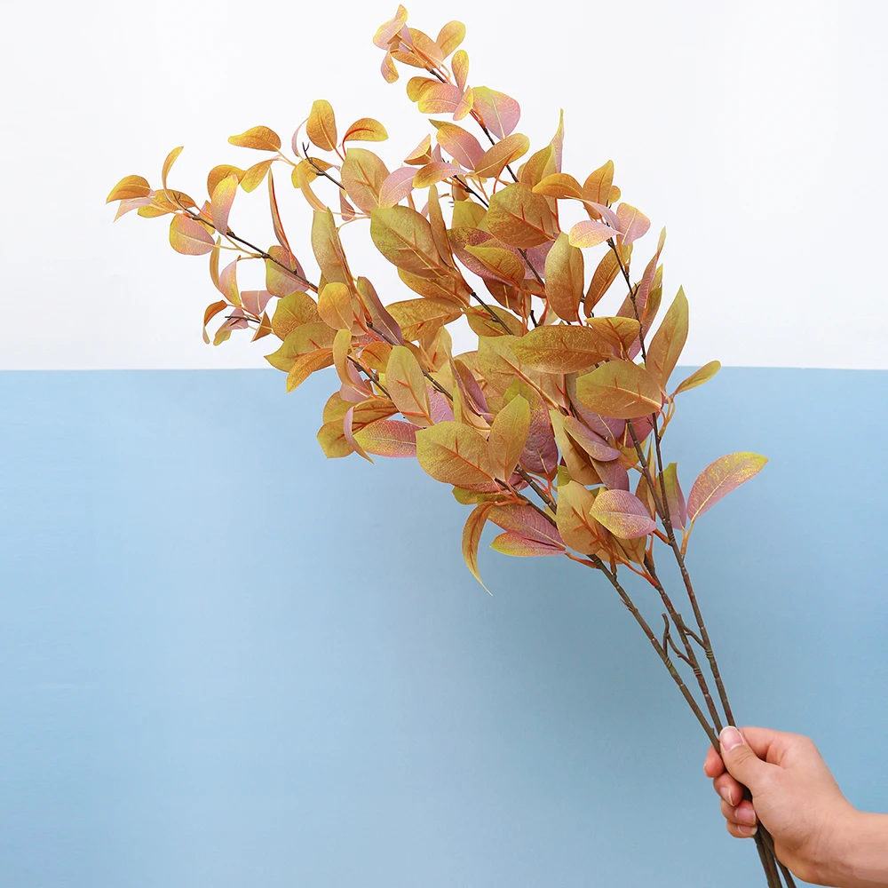 

Fake Plants Silk Eucalyptus Bouquet Garland DIY Craft Supplies Room Decor Aesthetic Green Plants Wedding Decor Artificial Vine