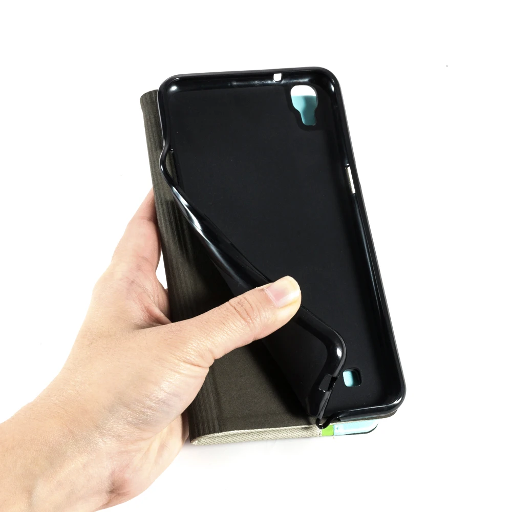 Чехол книжка для LG X Power чехол бумажник из искусственной кожи K220DS K220 LS755 деловой