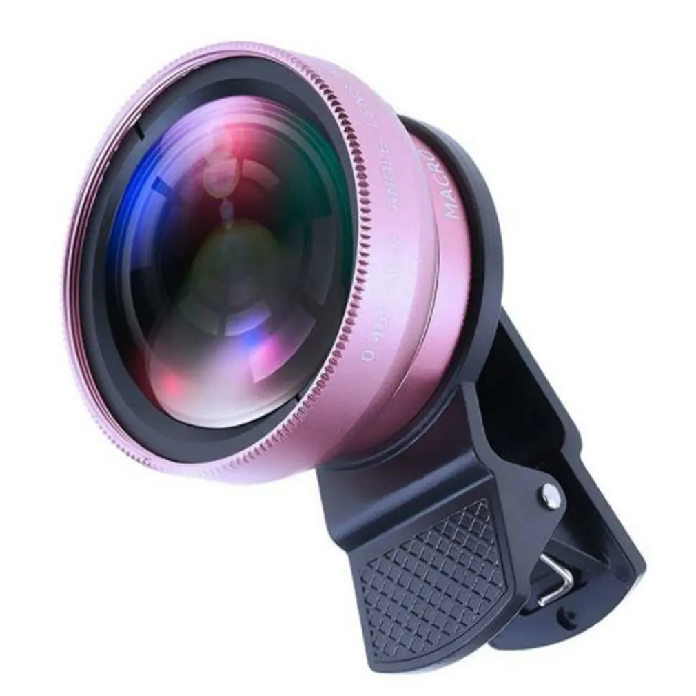 

Mobile Phone Lens 0.45x Wide Angle Len Macro Universal Camera Lens For Iphone Phone 49uv High Definition Len