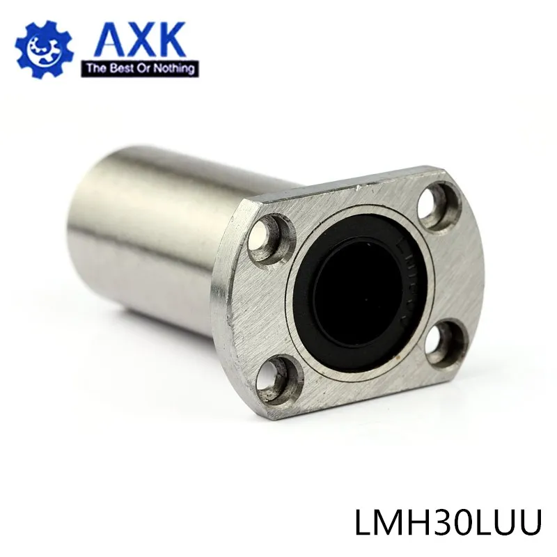 Бесплатная доставка LMH30LUU 30 мм Длинный фланцевый линейный подшипник CNC линейная