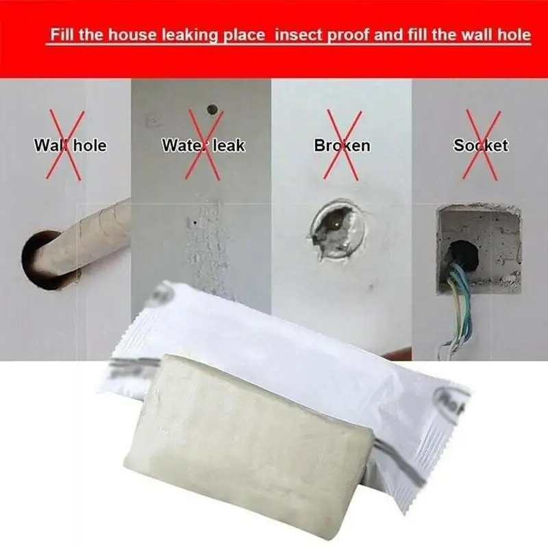 30 г Уплотнительная паста клей для запечатывания настенных отверстий домашний