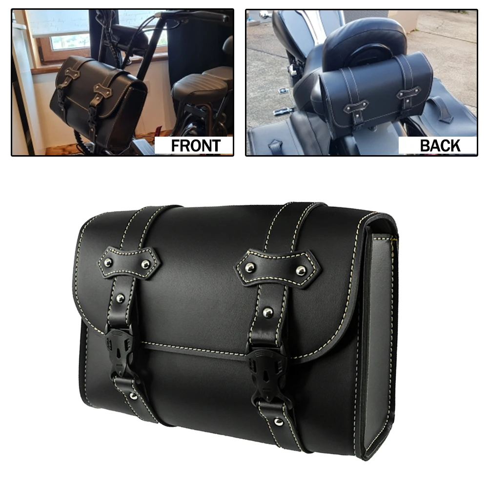 Для Harley Sportster XL883 XL1200 универсальная мотоциклетная сумка для сиденья боковая