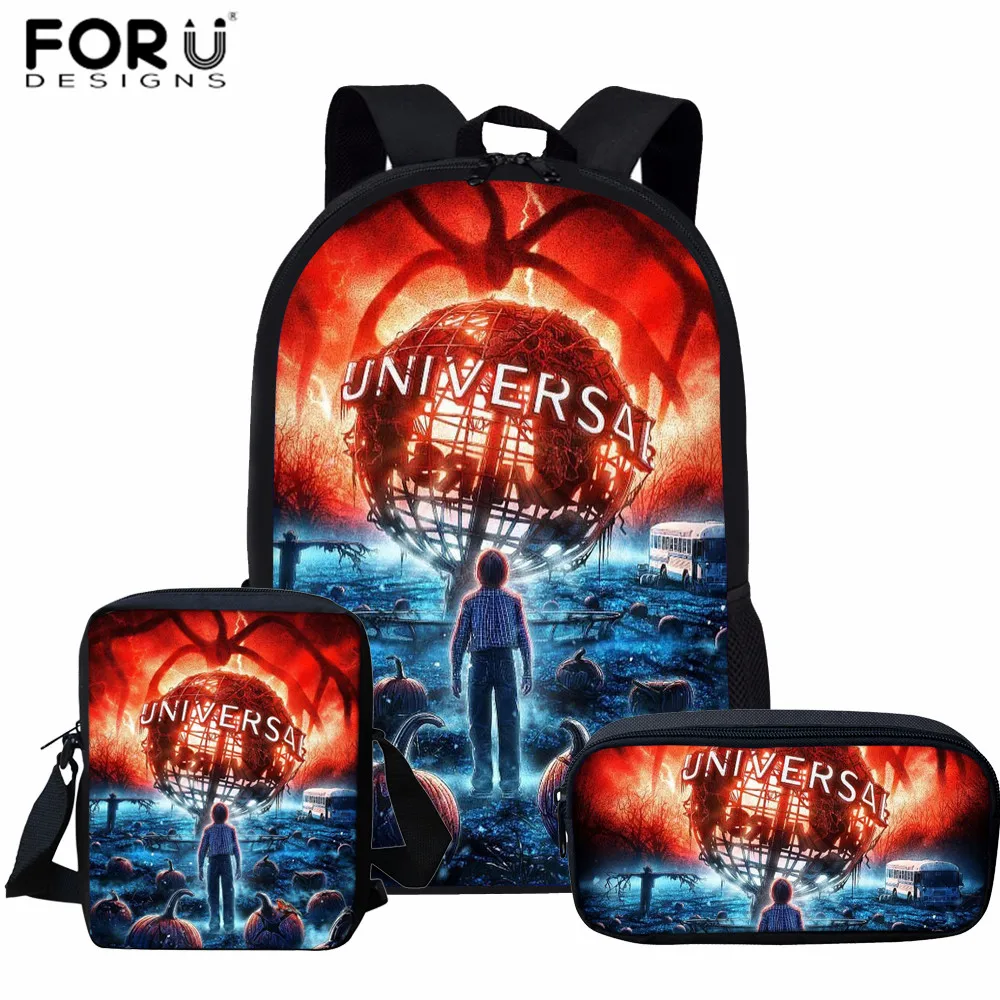 Foruigns Stranger Things школьная сумка для школьников подростков мальчиков и девочек