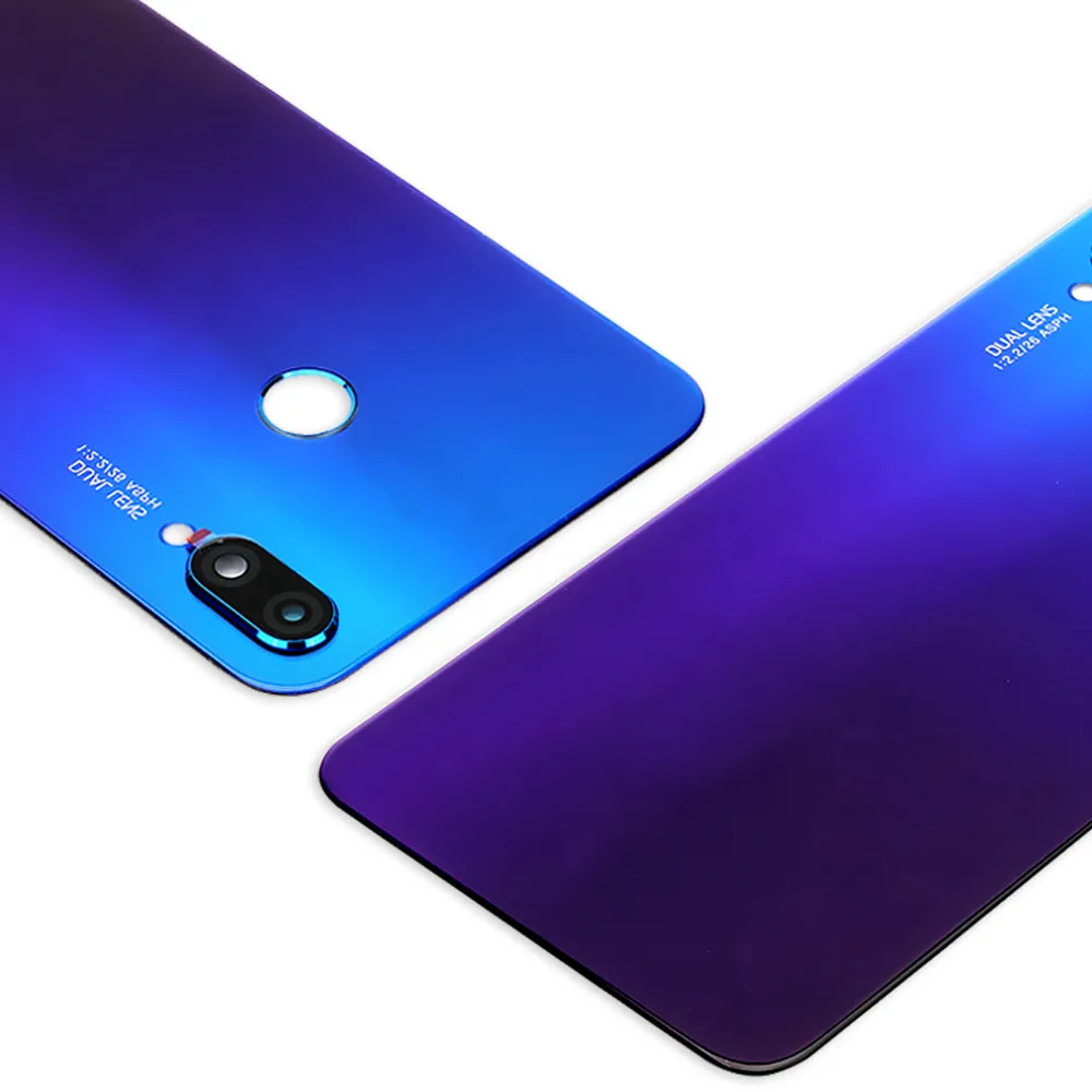 Оригинальная задняя крышка для huawei Nova 3i+ стеклянный объектив для камеры для huawei P Smart+ задняя крышка для батареи, запасные части