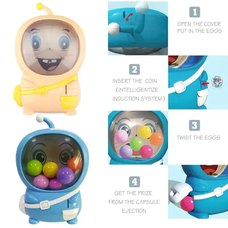 Монетница Капсульная машина кукольная Машина Скручивание яйцо музыка малыш