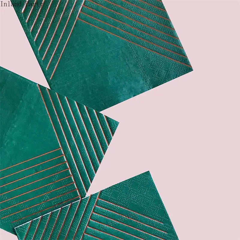 Набор одноразовой посуды с чернильным рисунком бумажная тарелка соломенный