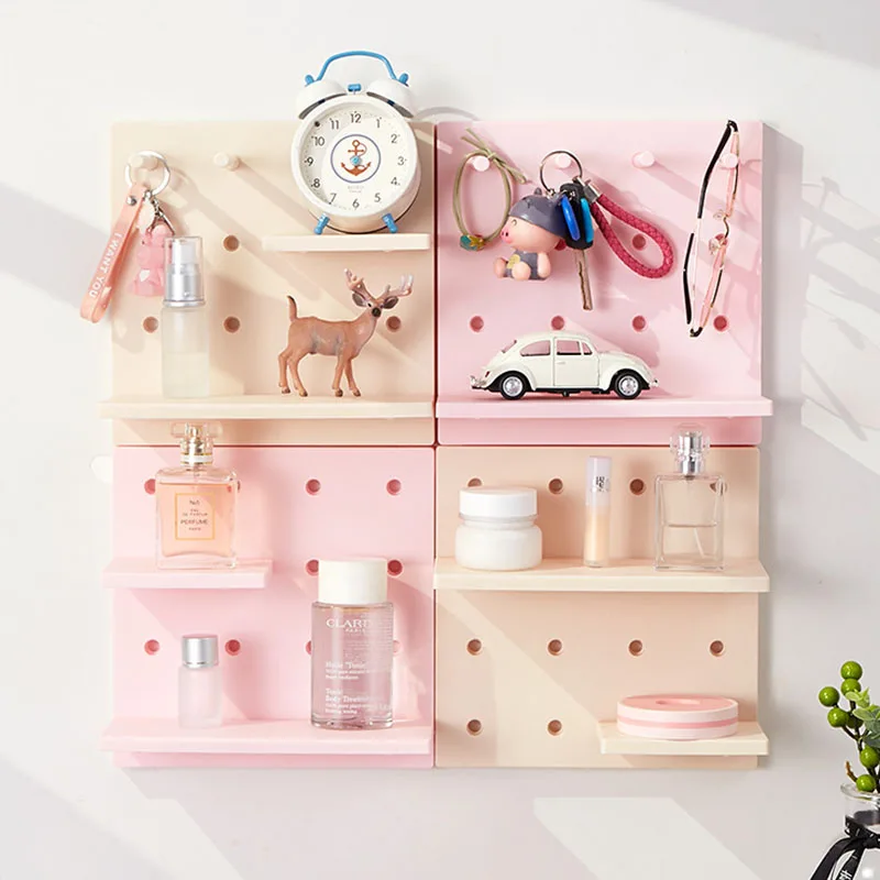 

Полка для доски с отверстиями, настенный крючок, украшение для комнаты, аксессуары для хранения, контейнер для хранения, органайзер, коробка...