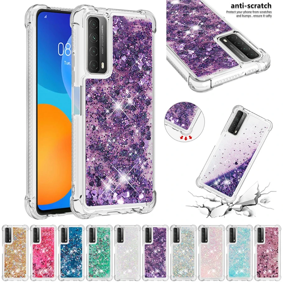 

Quicksand Colorful Anti-drop Case For Huawei P40 Lite/Pro P30 Lite/Pro P20 Lite/Pro P Smart 2021 Mate 30 Lite Mate 20 Lite/Pro
