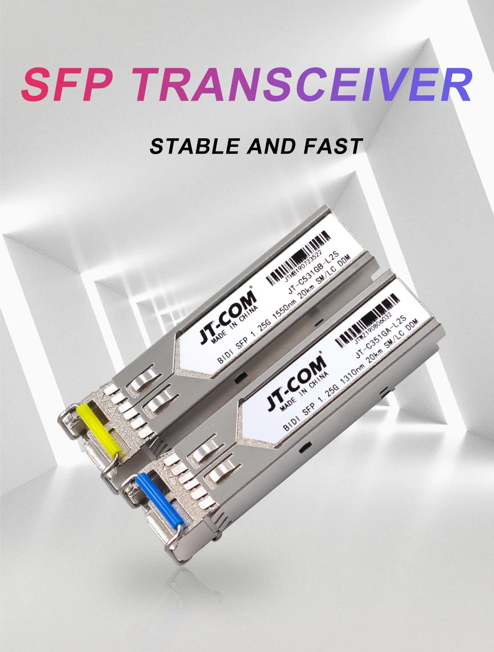 1 пара 1,25G SM BiDi LC гигабитный SFP модуль 1310nm/1550nm 3-80 км волоконно-оптический приемопередатчик sfp коммутатор совместим с Mikrotik/Cisco