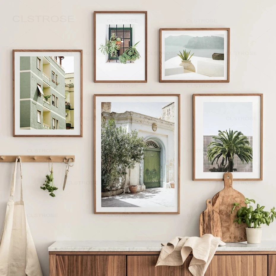 

Puglia Olive Tree Door Print Italy Landscape Wall Art Canvas Paintings Poster and Print Picture for Living Room Home Decor