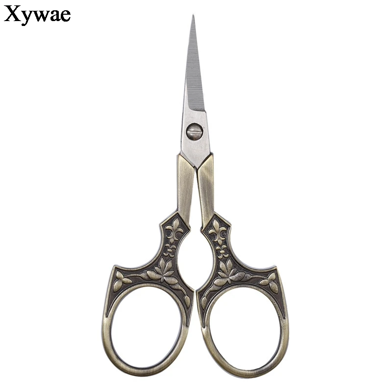 Zakka Винтаж в европейском стиле с цветочным принтом ножницы для рукоделия вышивка