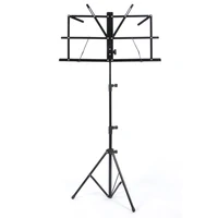 foldable music sheet tripod stand metal music stand holder with waterproof carry bag guitar parts accessories
